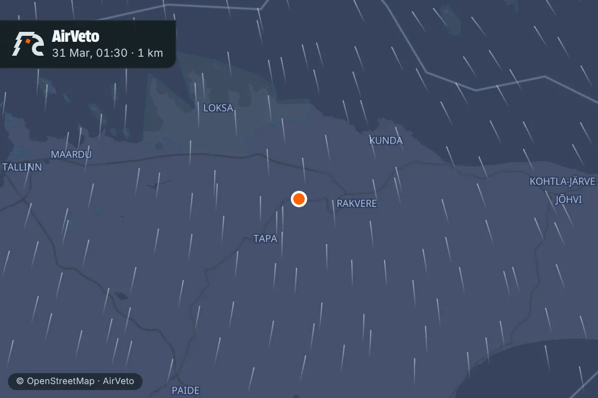 Wind at the time of: Seven-county drone alert triggers EE-ALARM across Estonia