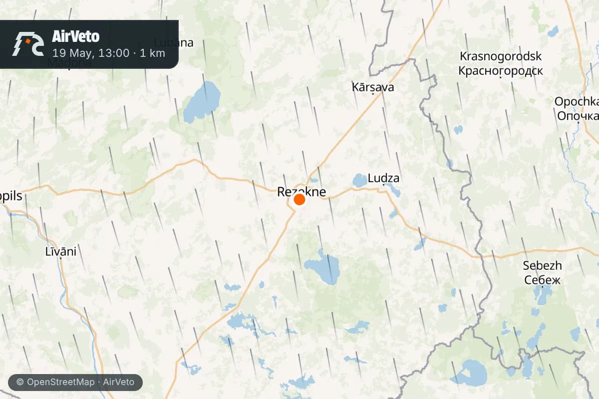 Wind at the time of: Drones trigger five-county shelter alert in eastern Latvia