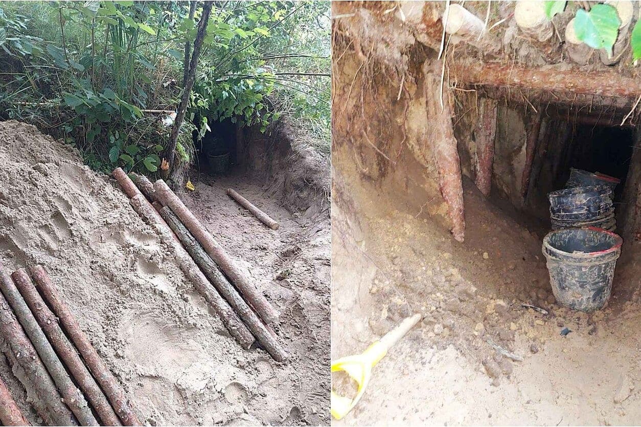Pertakas tunnel, July 26, 2026 - intercepted before exit reached