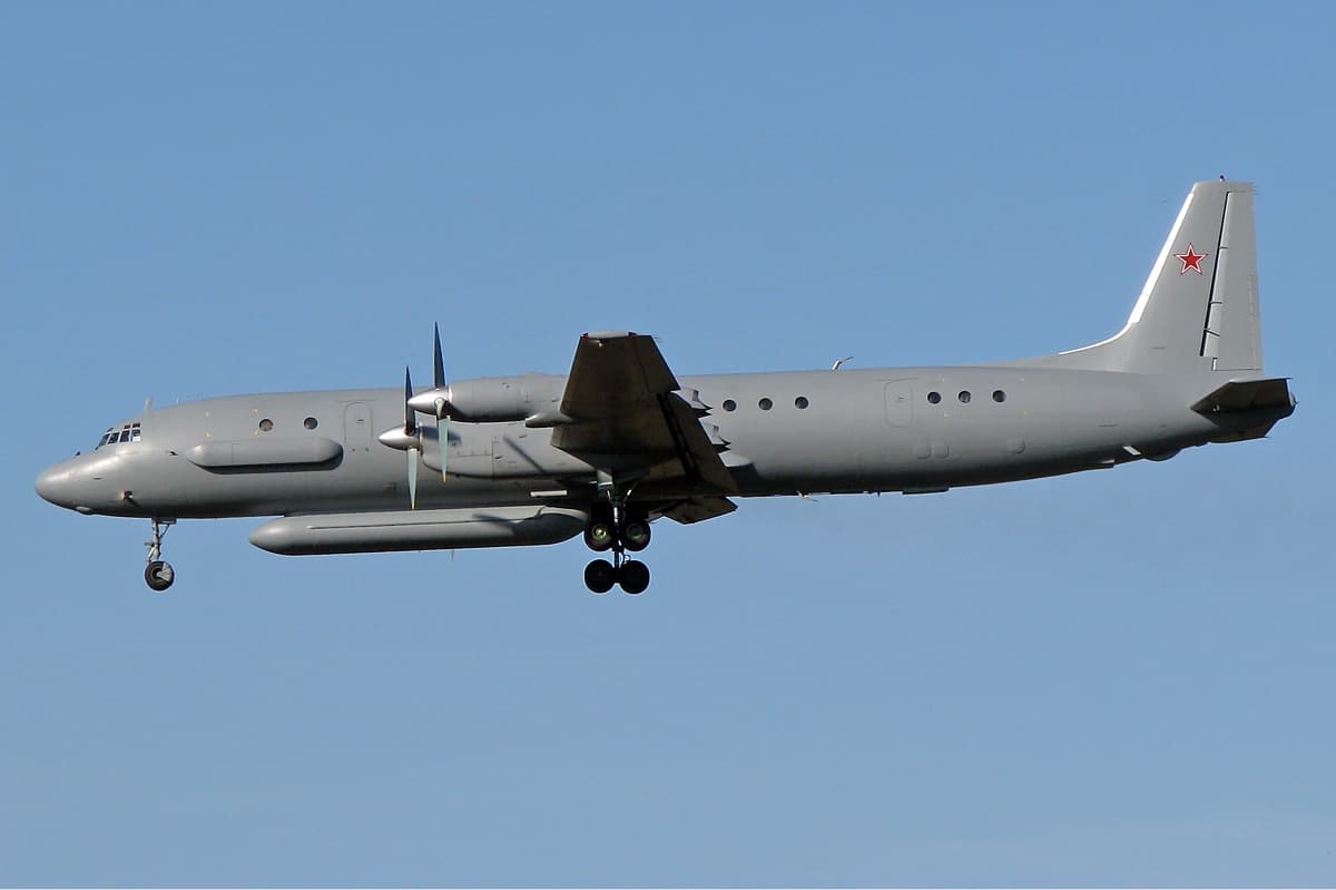 Russian IL-20M shadows balloon drop over Podlaskie, Poland