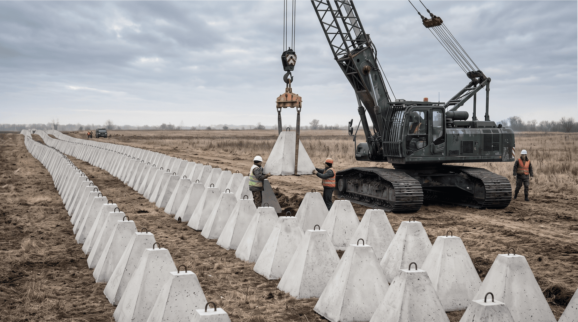 Germany deploys engineers to Poland's East Shield - 61 km of border defences completed