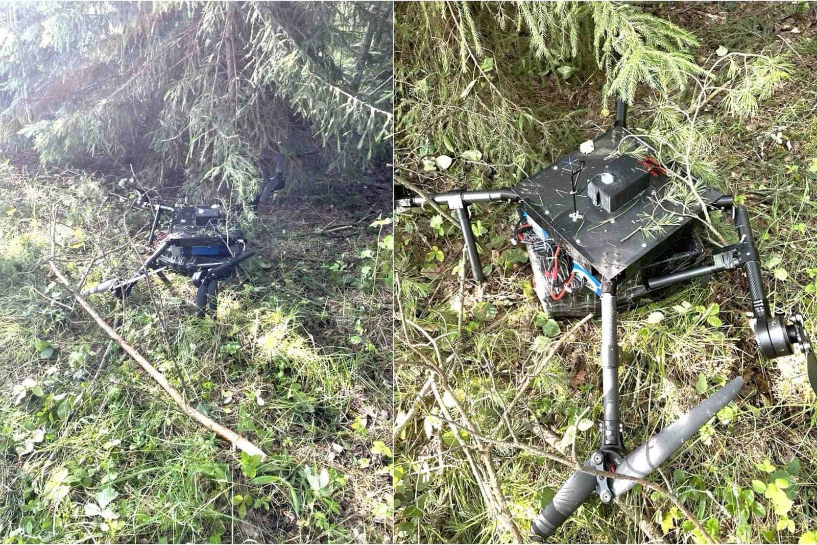 Kenas drone found by dog handler, 340 packs, July 18, 2026