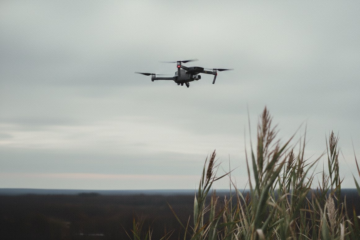 A commercial quadcopter of the type used in Belarus-to-Poland tobacco-smuggling operations